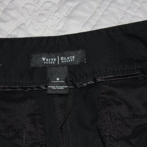 White House Black Market Pedal Pushers Size 8 Black - Picture 5 of 9